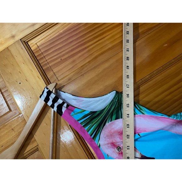 Dolce & Gabbana x DJ Khaled One Piece Swimsuit Flamingo Print NWOT No Size Tag - Picture 7 of 7